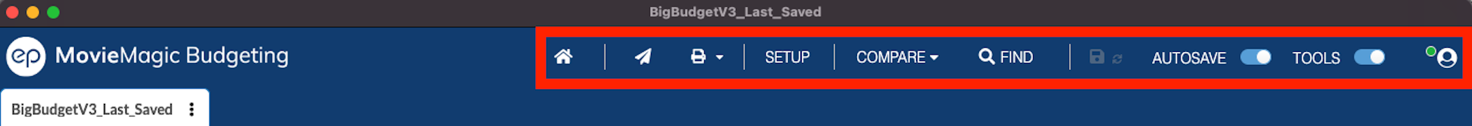 Captura de Pantalla: Botones de Navegación de MMB