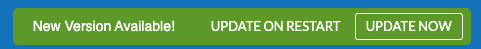 A screenshot of the Update banner in Movie Magic Budgeting